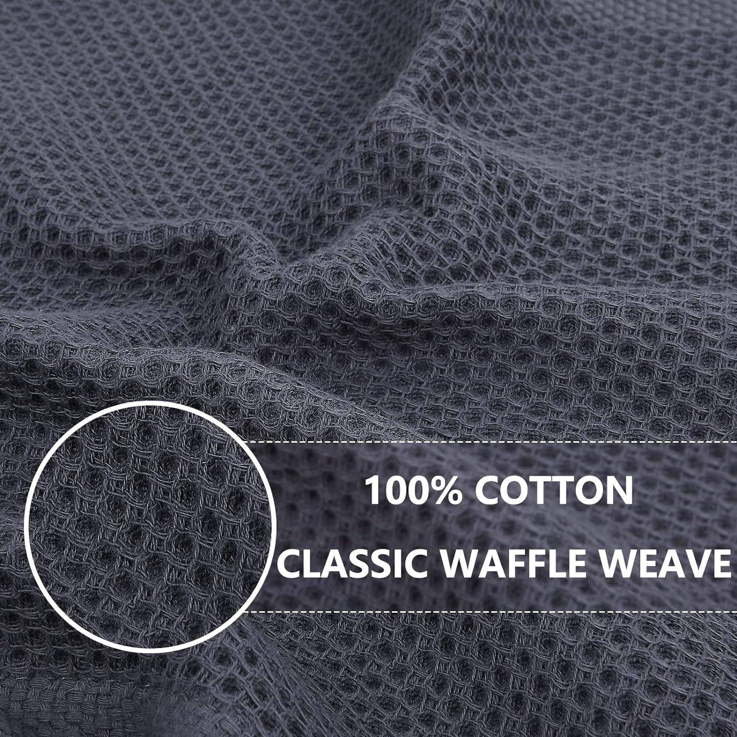 100% Cotton Waffle Weave Kitchen Dish Cloths 3