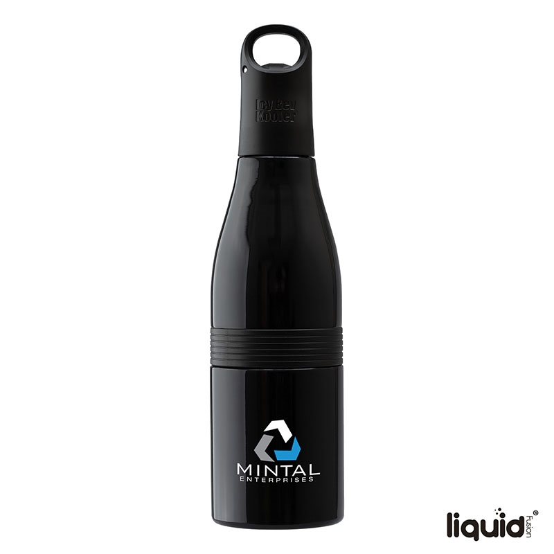Liquid Fusion® Icy Bev Kooler® 22 oz. 3-In-1 Double Wall Stainless Steel Bottle 46