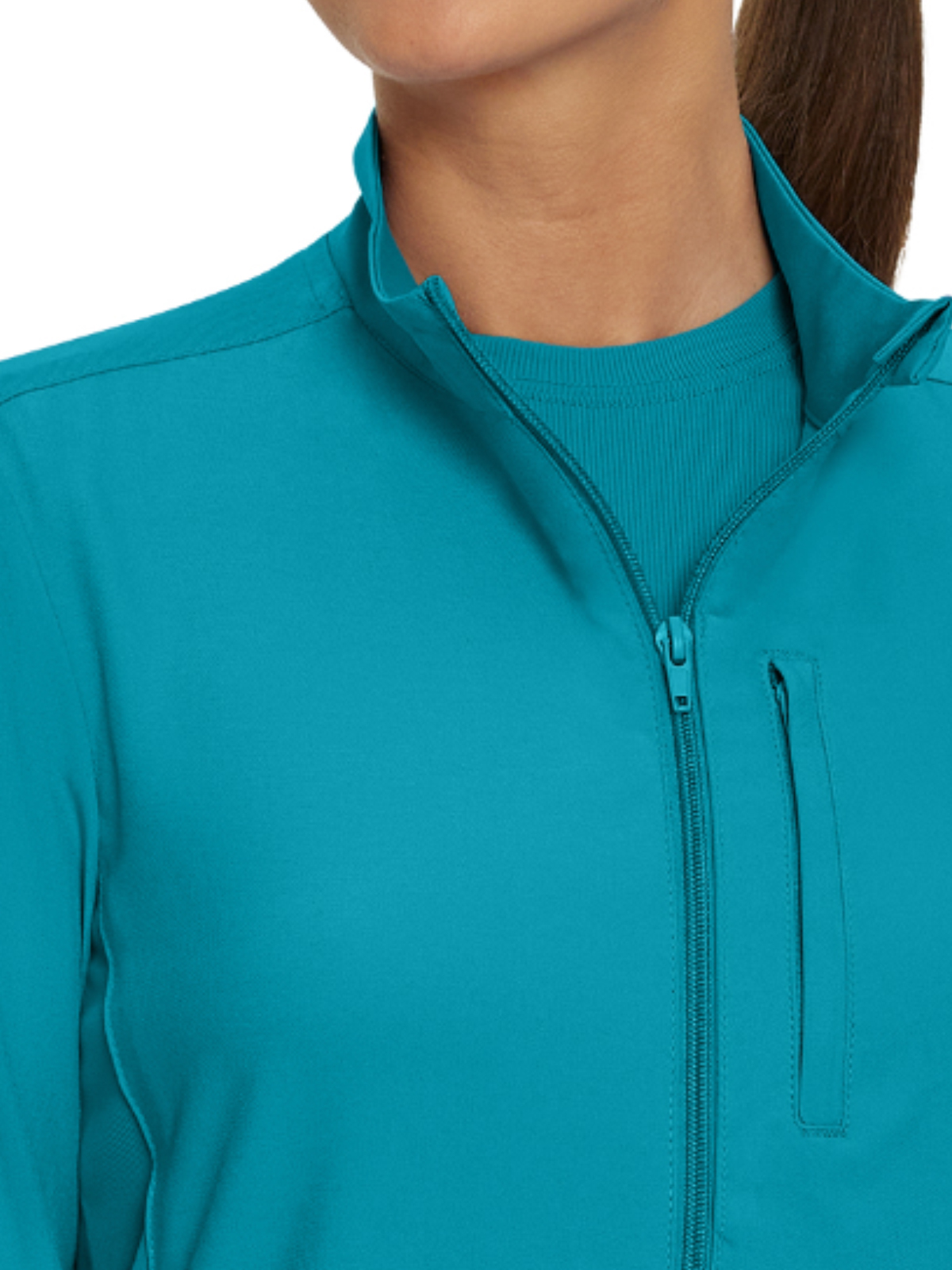 Landau - Forward - Women's Three-Pocket Mock-Neck Zip-Front Jacket 20