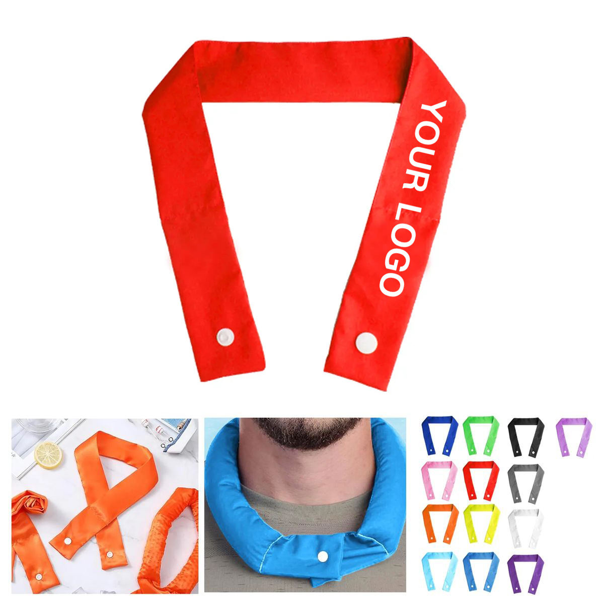 Reusable Cooling Neck Scarf for Sports or Summer Use 8