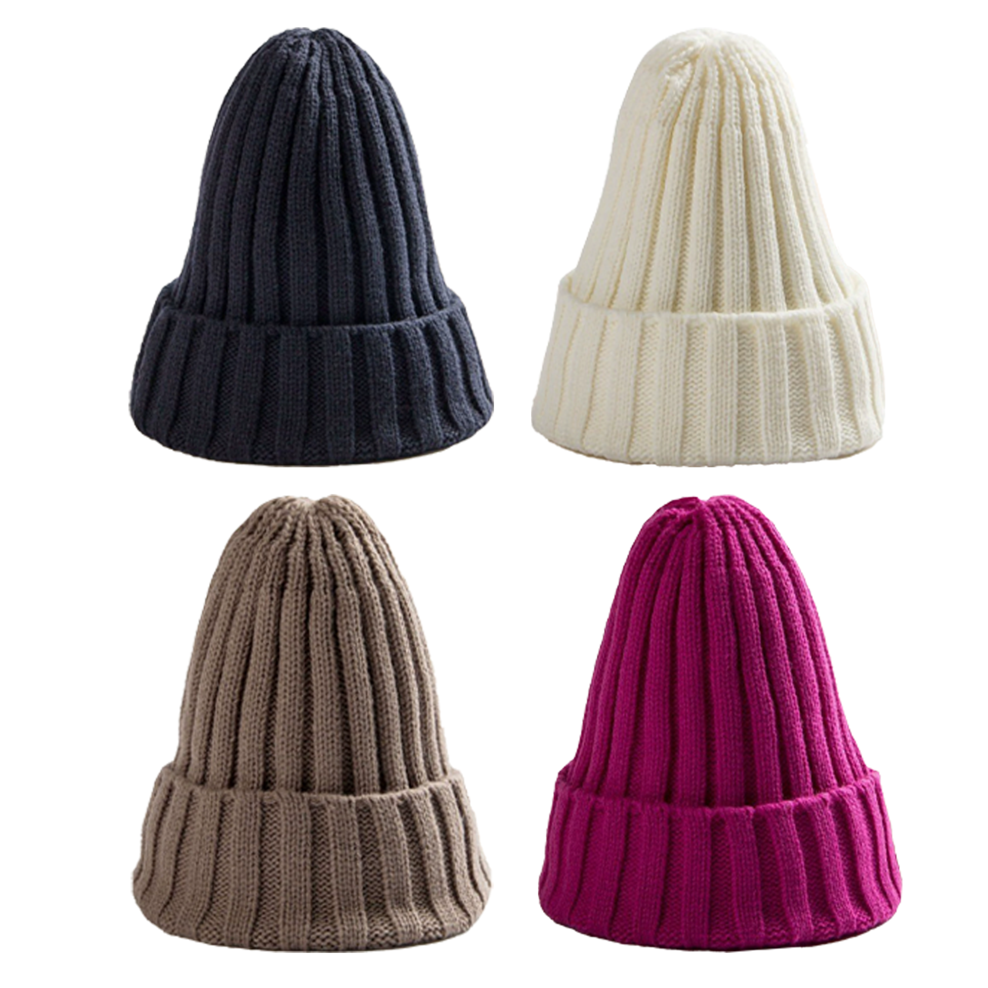 Autumn and Winter Versatile Warm Knitted Hat 3