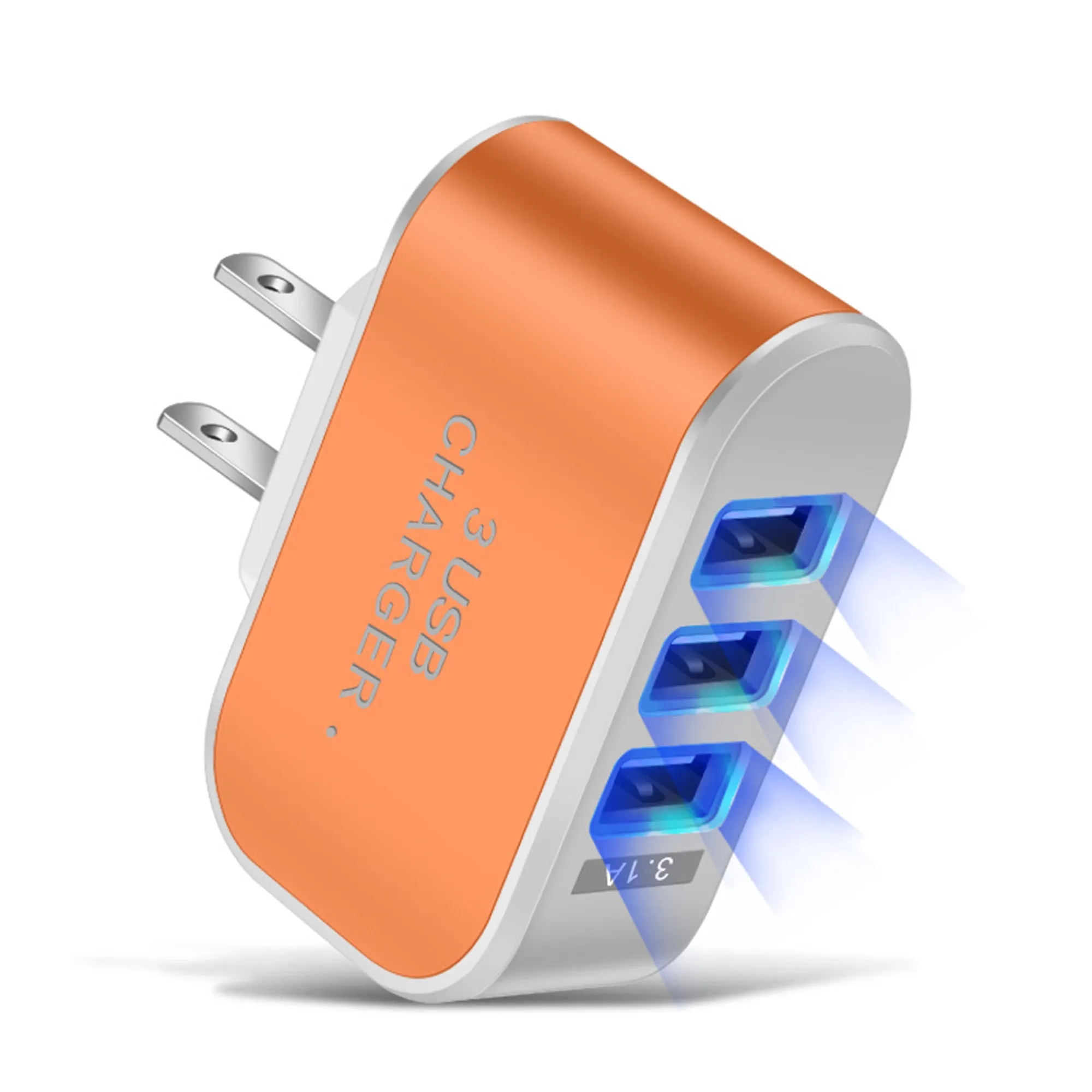 USB 3-Port Multi-Device Phone Charger 3