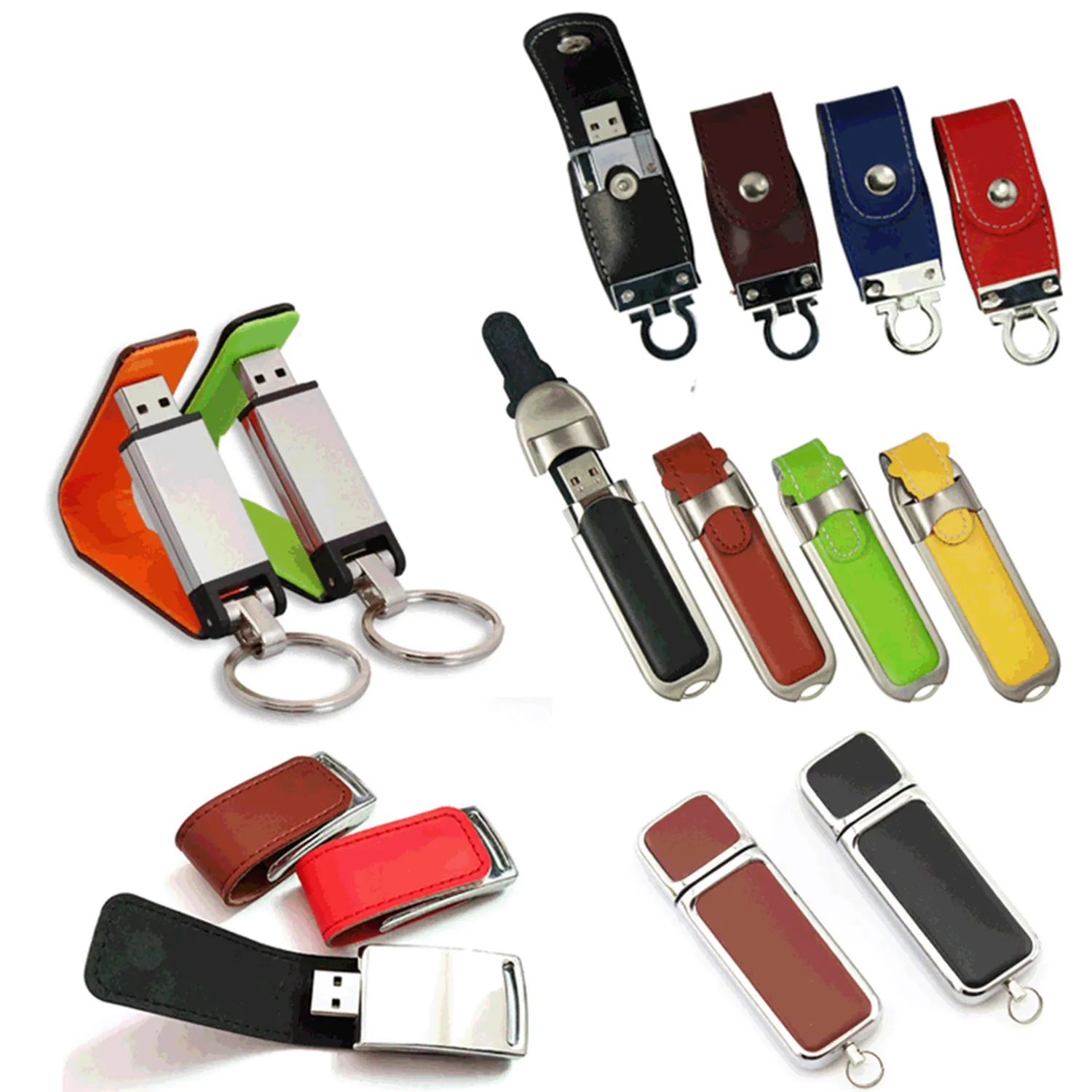 PU Flash Drive With Buckle 2