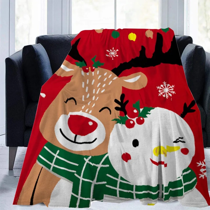 Christmas Thickened Warm Double-Sided Blanket 6