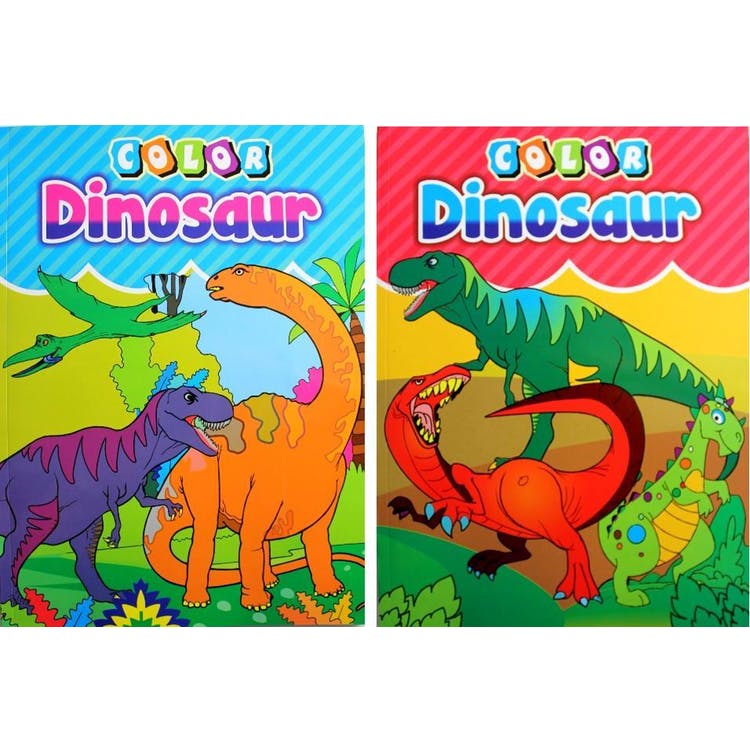 Dinosaur Coloring Books - 2 Designs 96 Pages 2