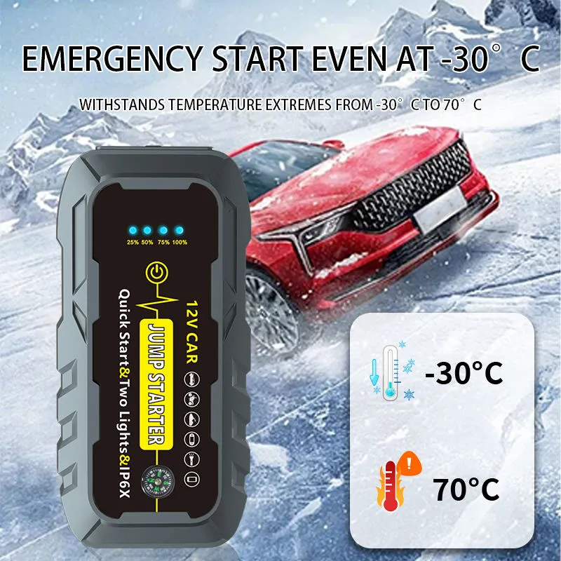 Portable Jump Starter Power Bank Emergency Car Battery Boost 3