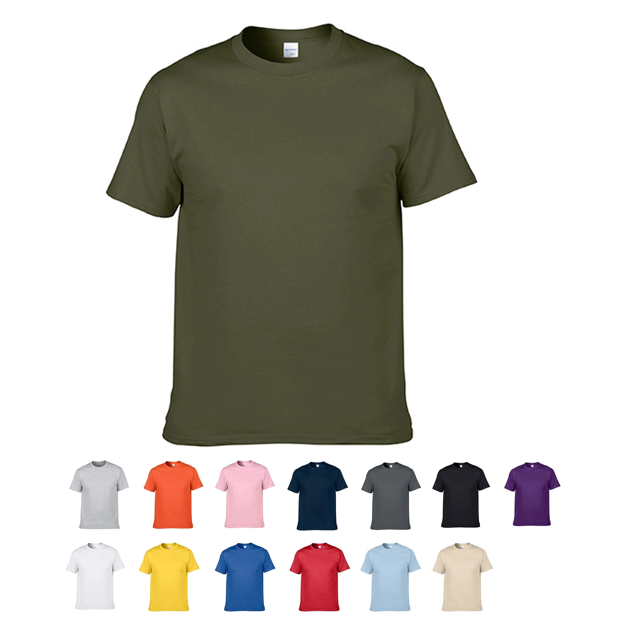 Crew Neck Cotton T-Shirt 2