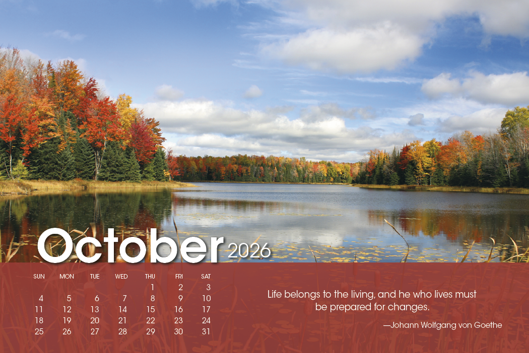 Triumph® Calendars Scenic Moments Large Desk Calendar 14