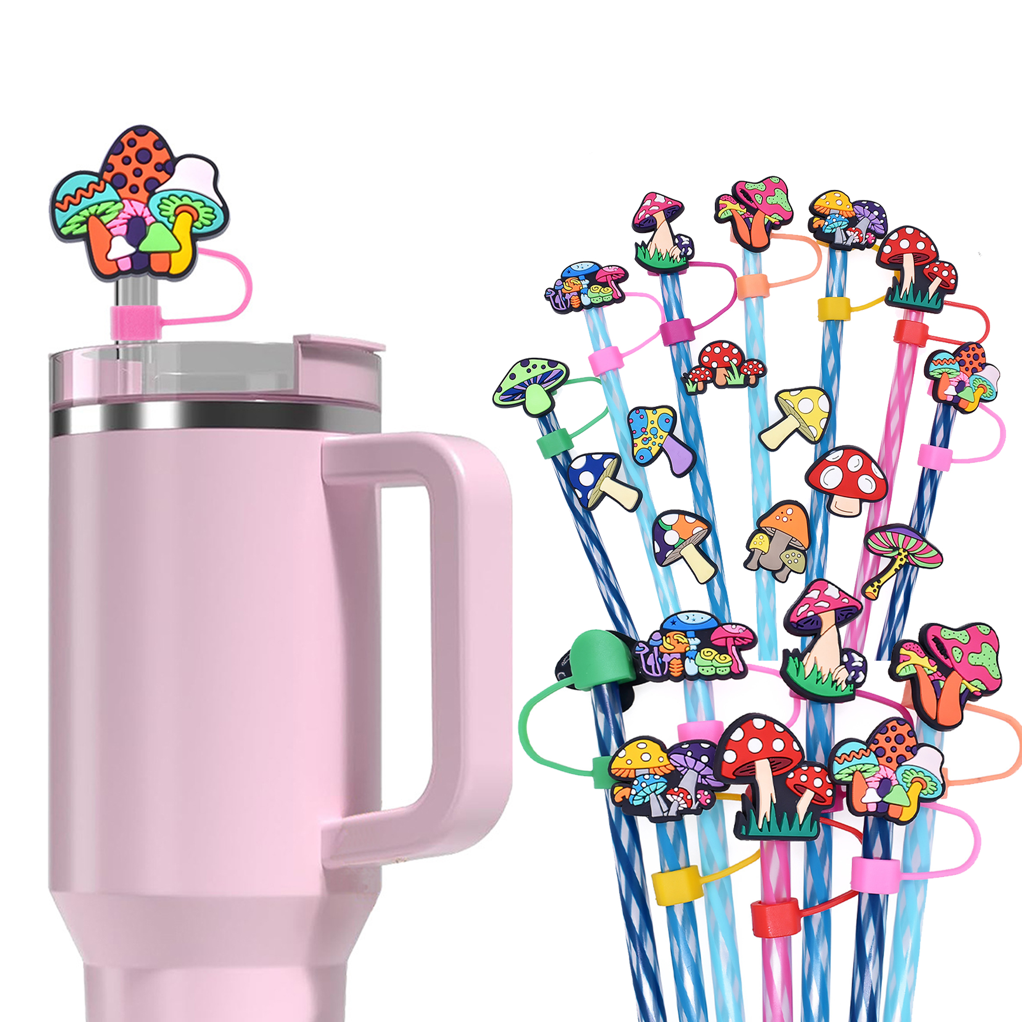 PVC Cup Straw Decoration 2