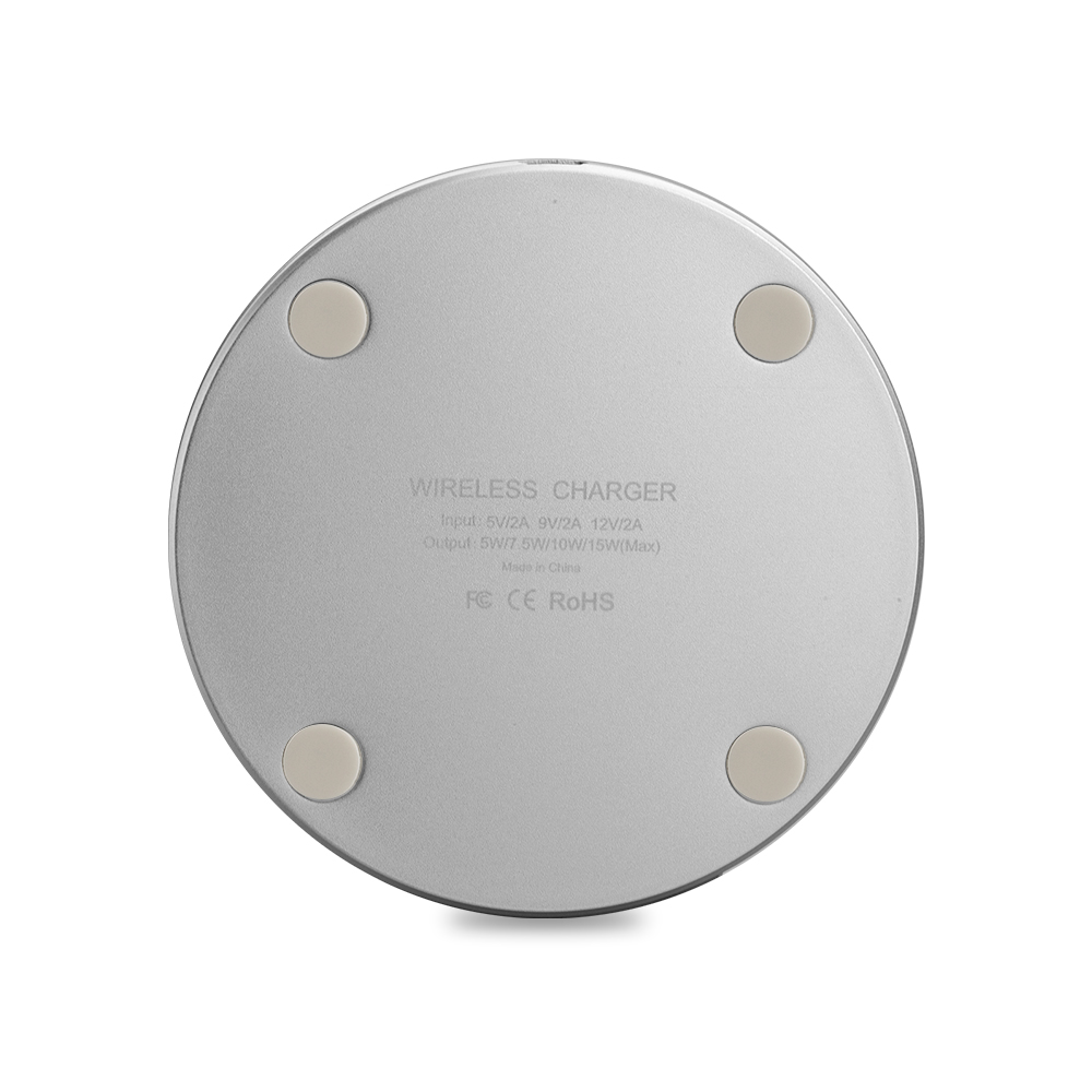 15W Fast Charging Bamboo Qi Wireless Charger 7