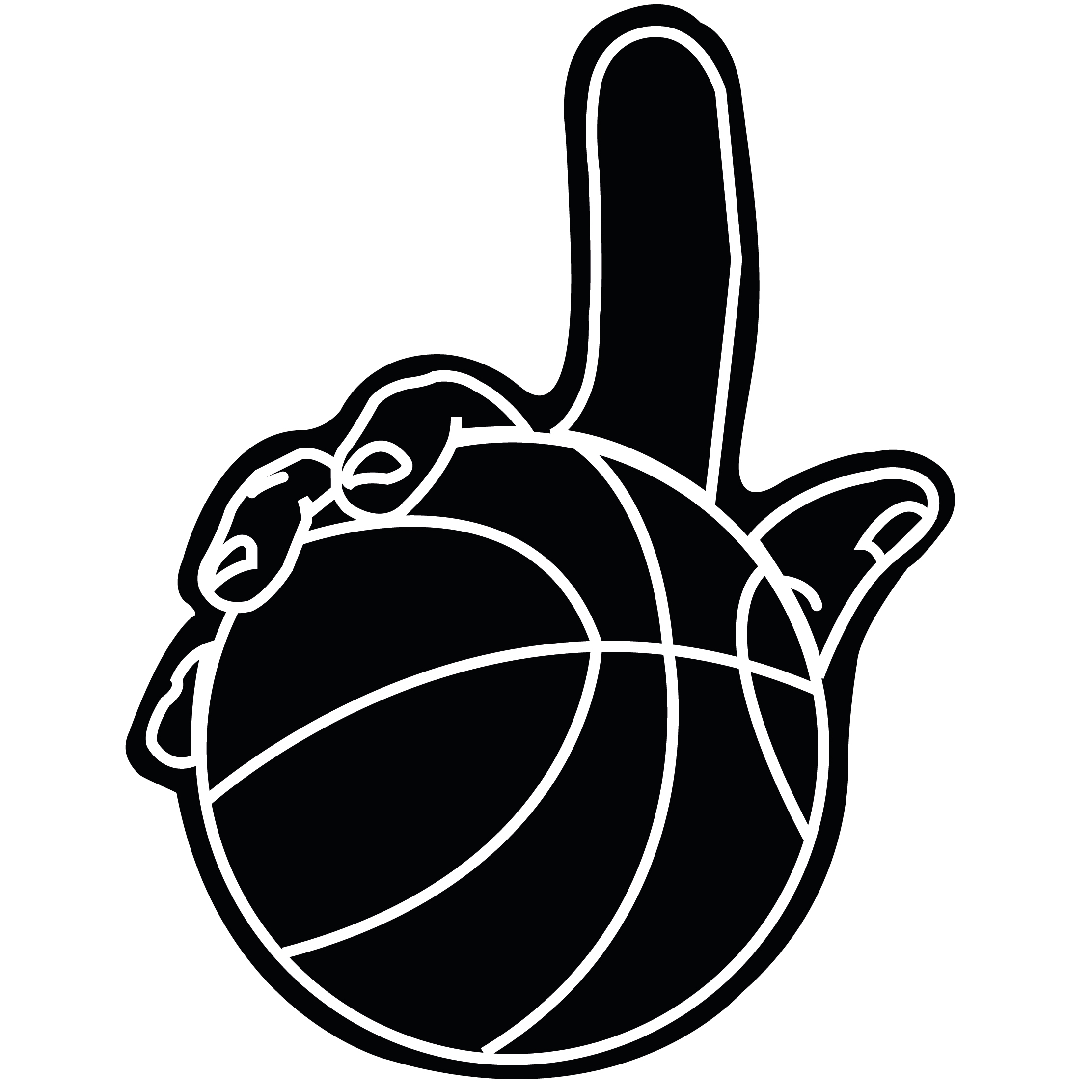 Large Basketball Hand 22