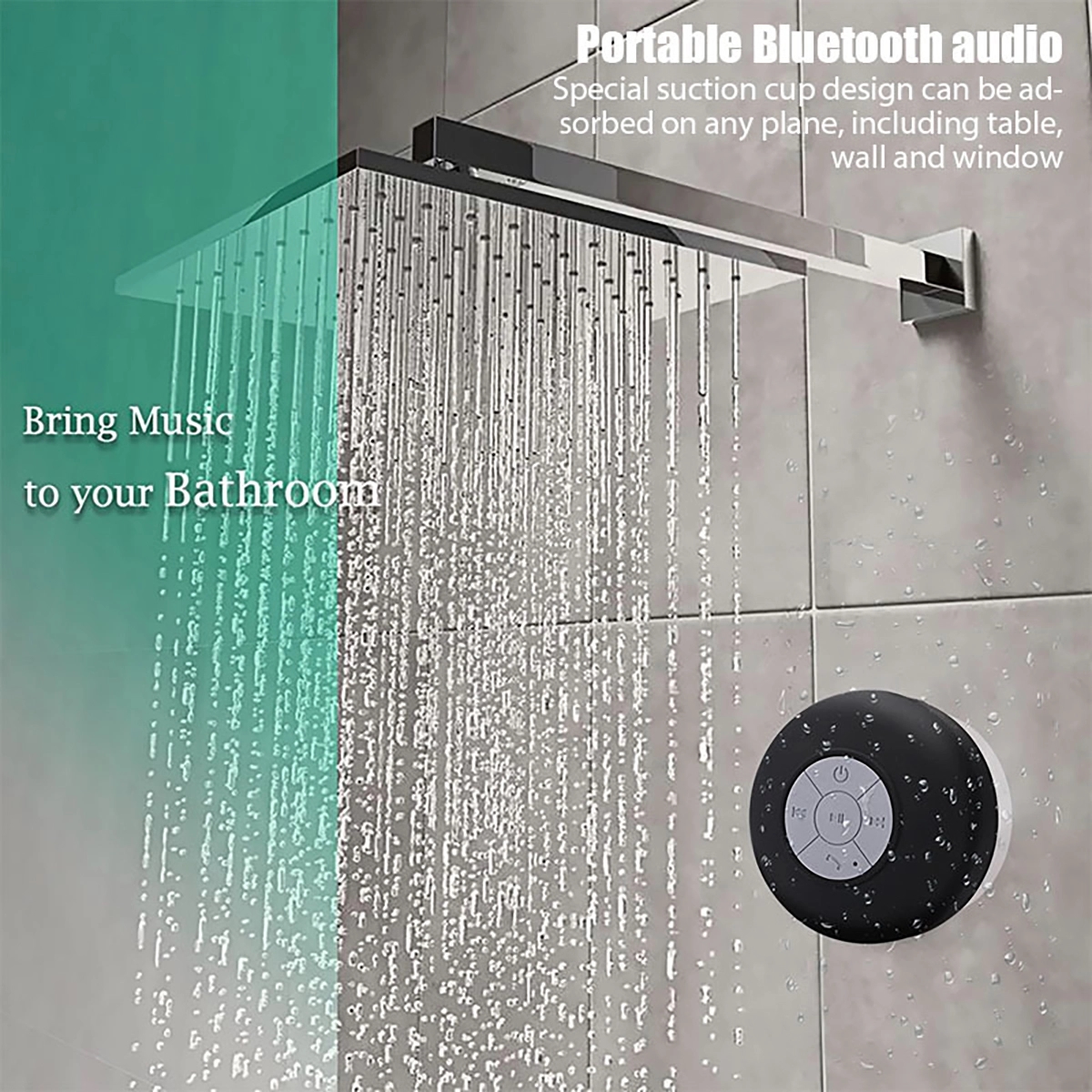 Bluetooth Shower Speakers 4