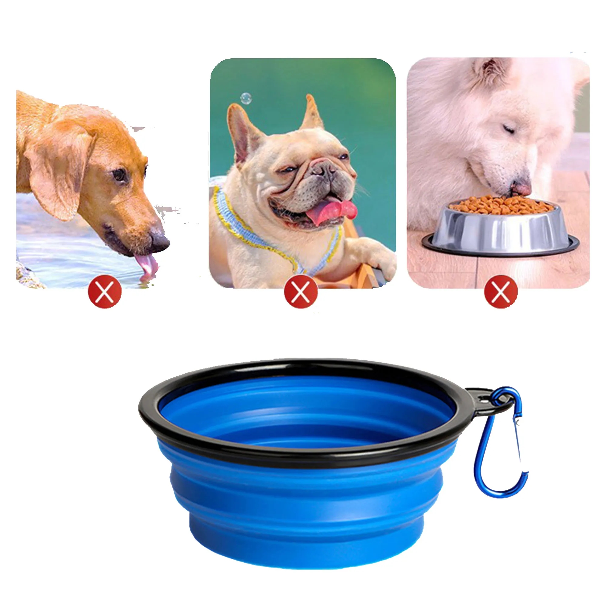 Outdoor Collapsible Dog Bowls 5
