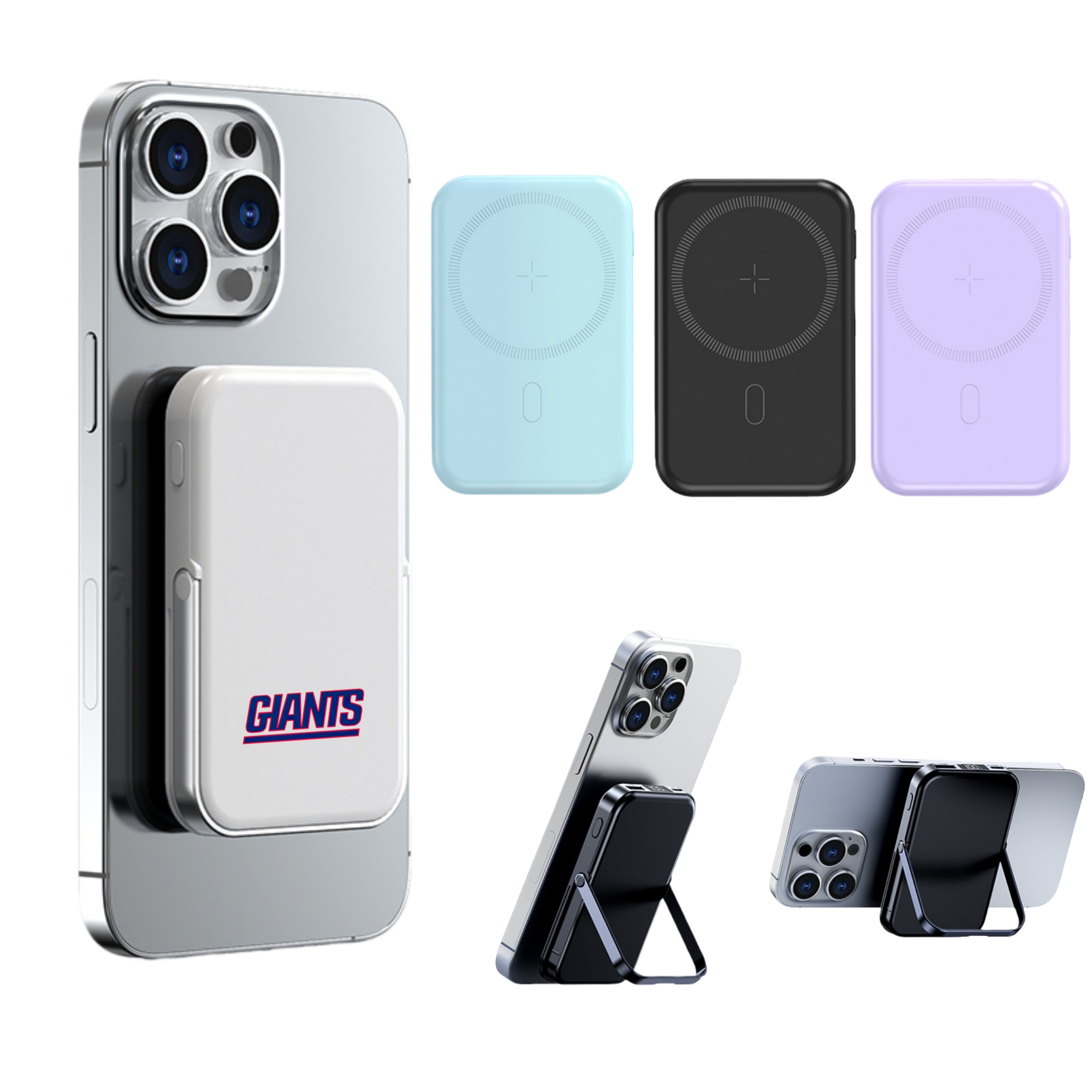 Magnetic Portable Charger Power Bank with Foldable Stand 2