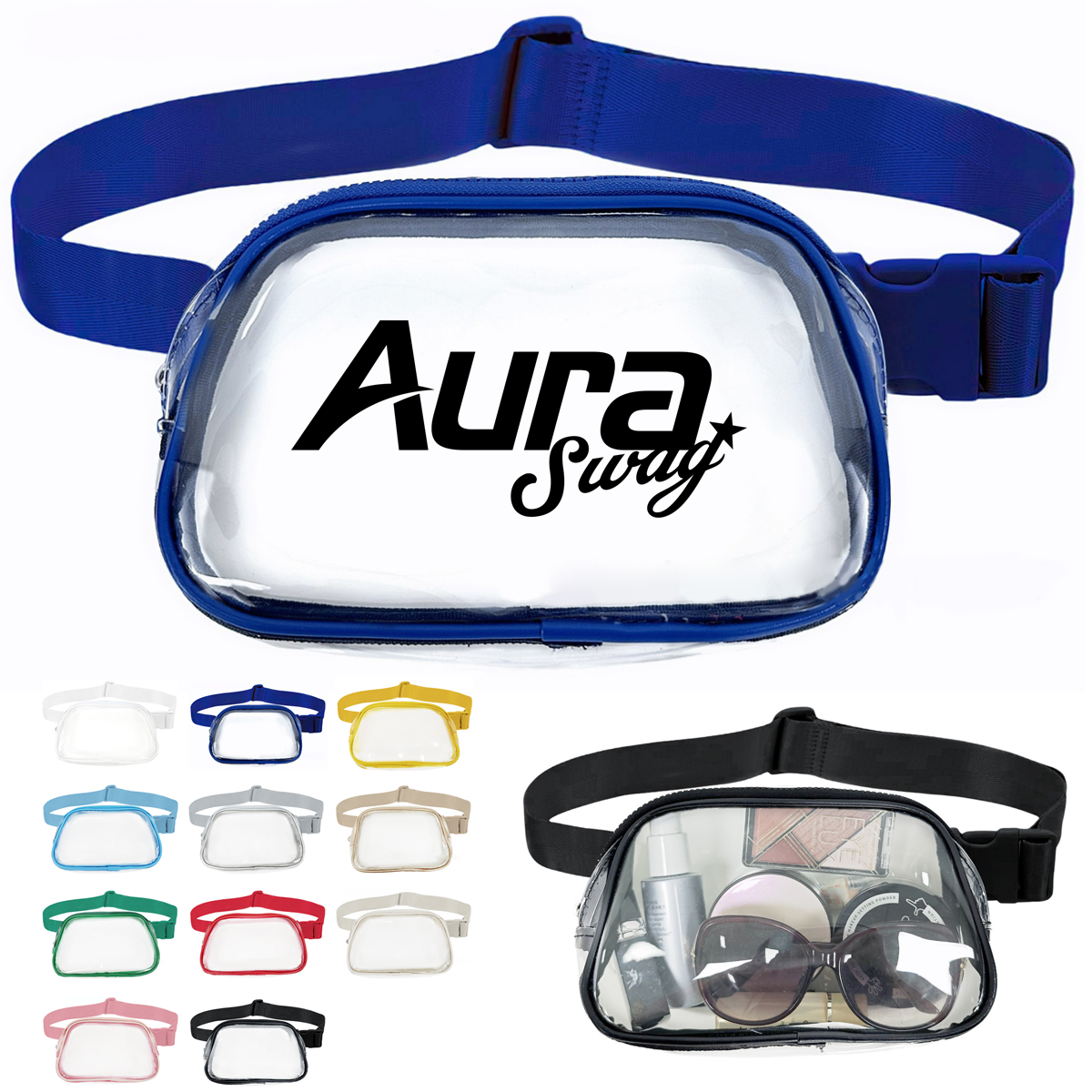 Clear Stadium Approved Fanny Pack with Adjustable Strap 1