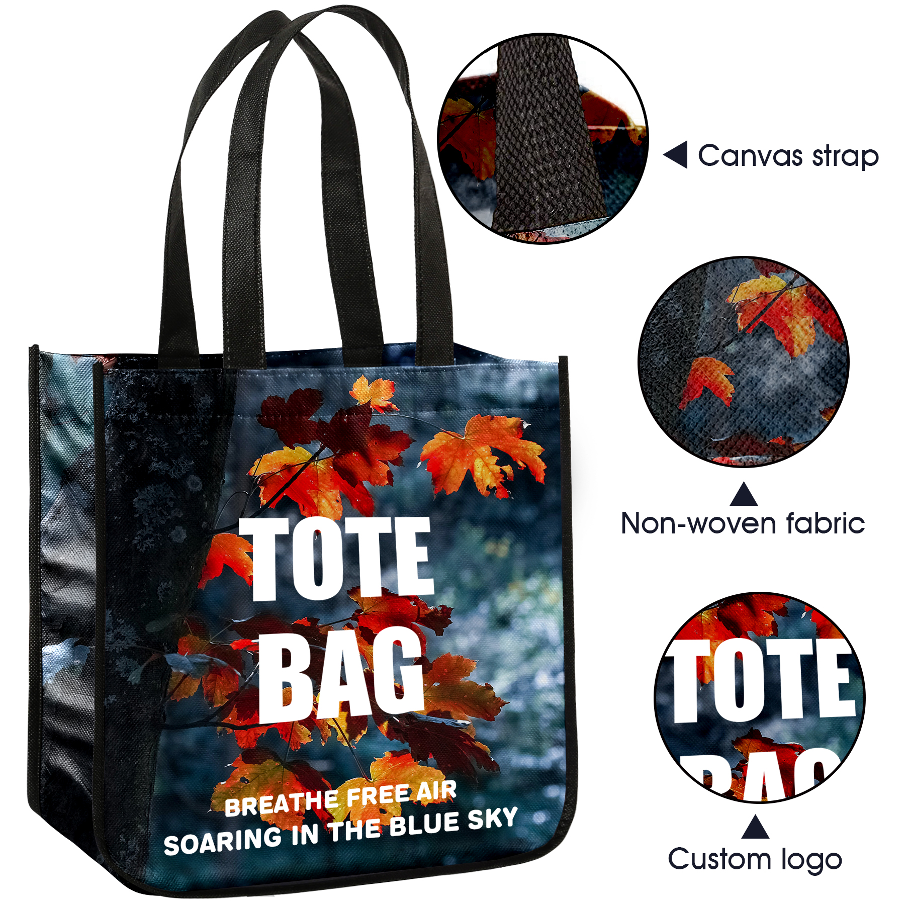 Laminated Tote Bags with Rounded Corner 1