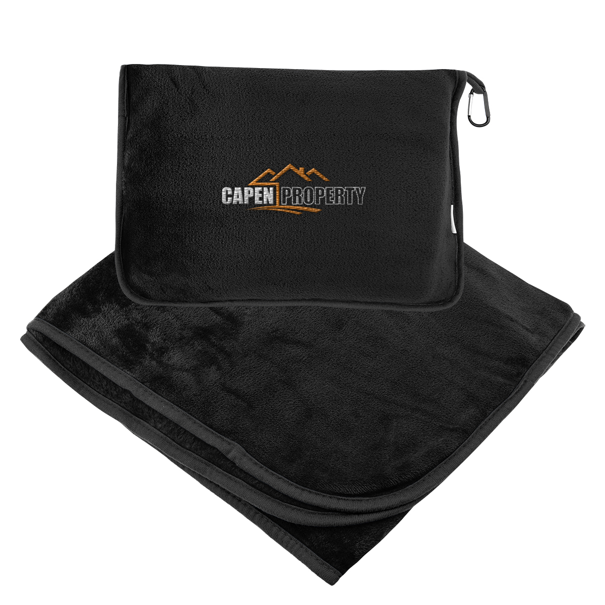 En Route rPET Travel Blanket With Trolley Pillow Pouch 7