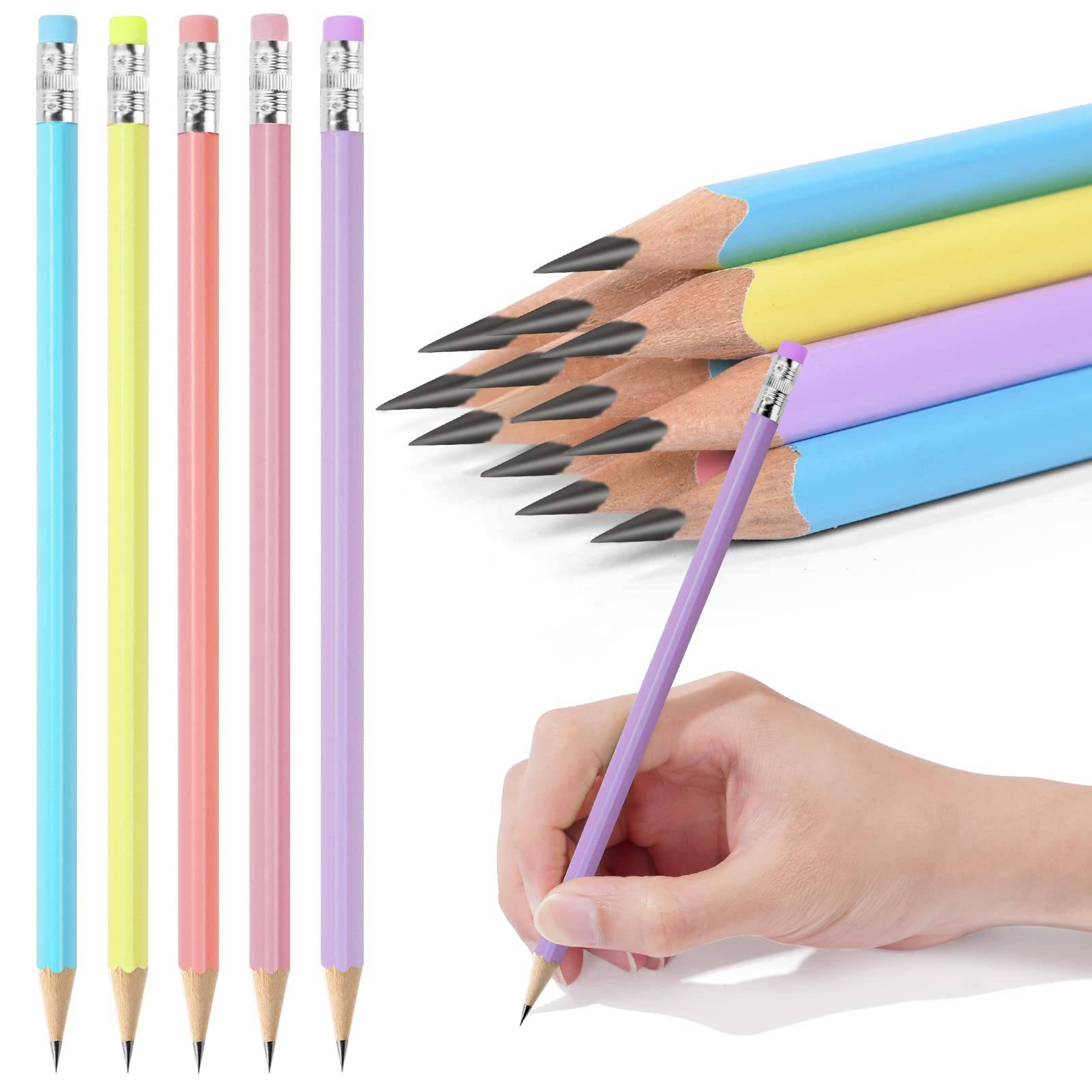Wooden Pencils - Smooth Writing & Easy Sharpening 1