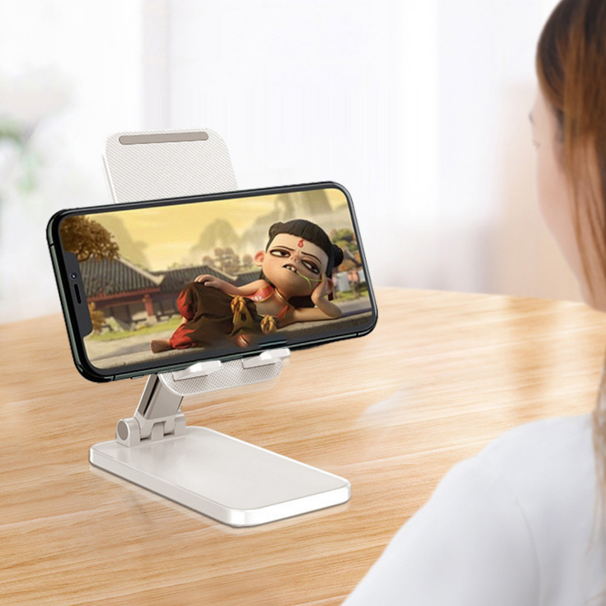 Adjustable Foldable Phone Stand for Desk Use Holder 4