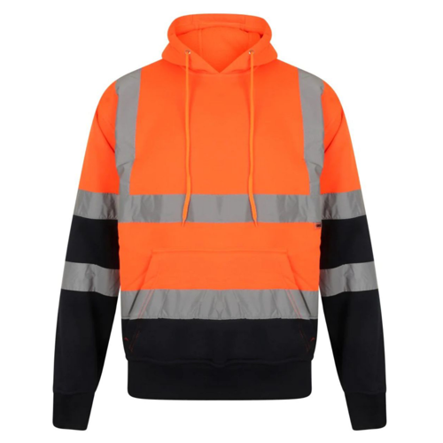 VISIPRO Reflective Colorblock Safety Hoodie - 280G Fleece - 2