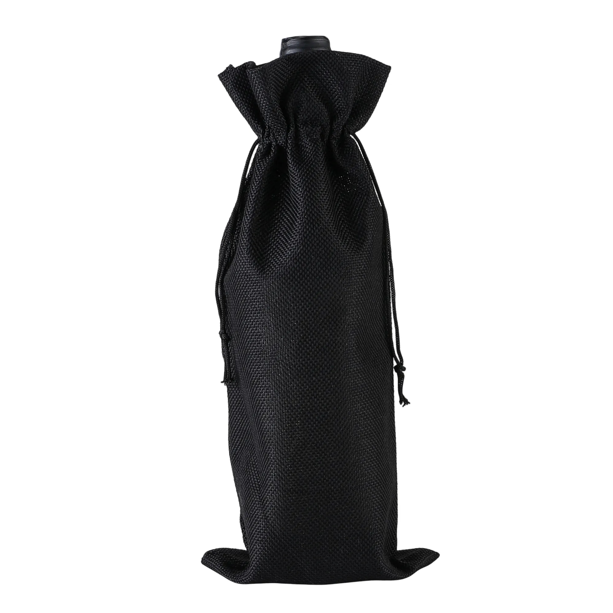 Linen Style Wine Gift Bag 13 Inch 5