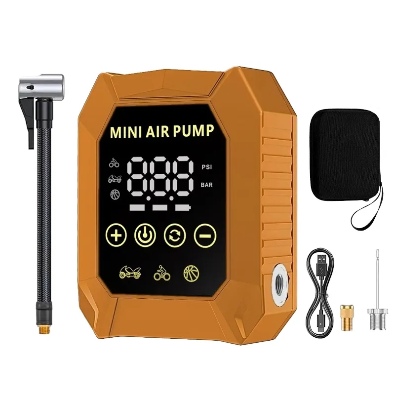 150 PSI Portable Mini Air Pump with LED Light 4