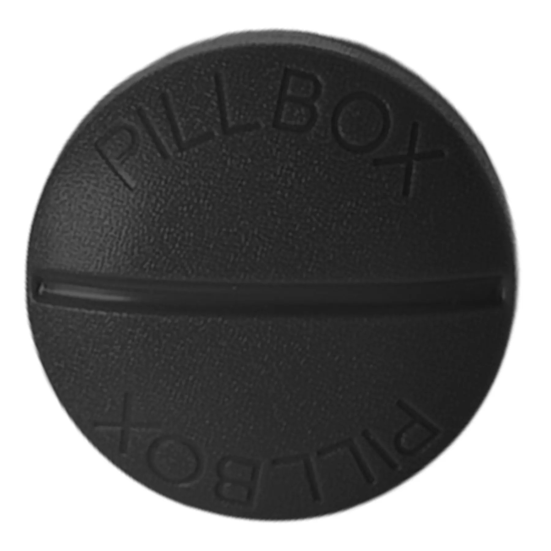 Round Four-Compartment Pillbox 8