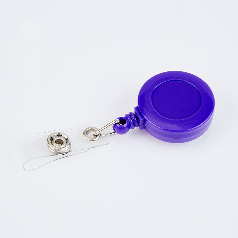 Round Retractable Badge Holder 3