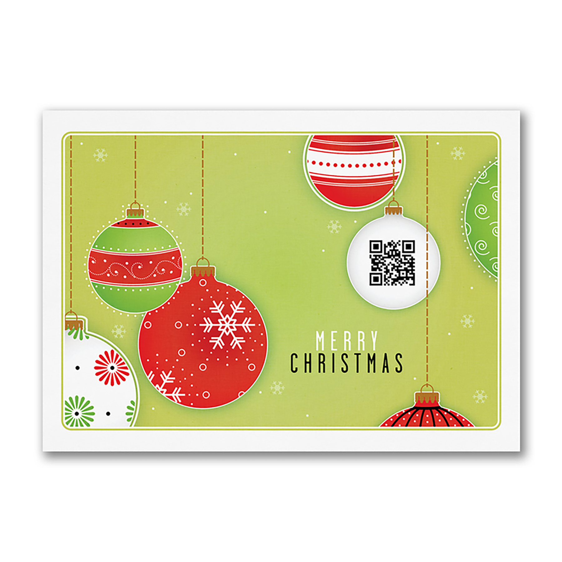 Ornament QR Code Card 2