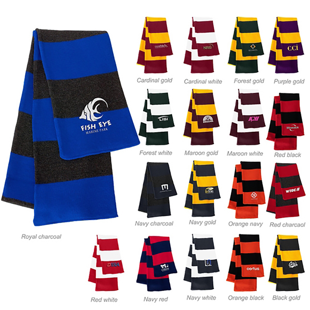 Rugby Knit Scarf 1