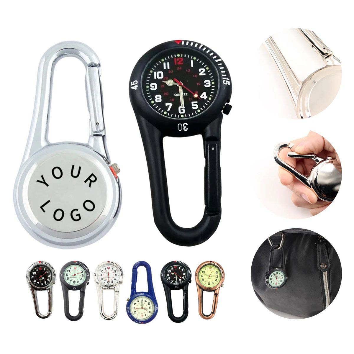 Waterproof Carabiner Watch for Hiking 4