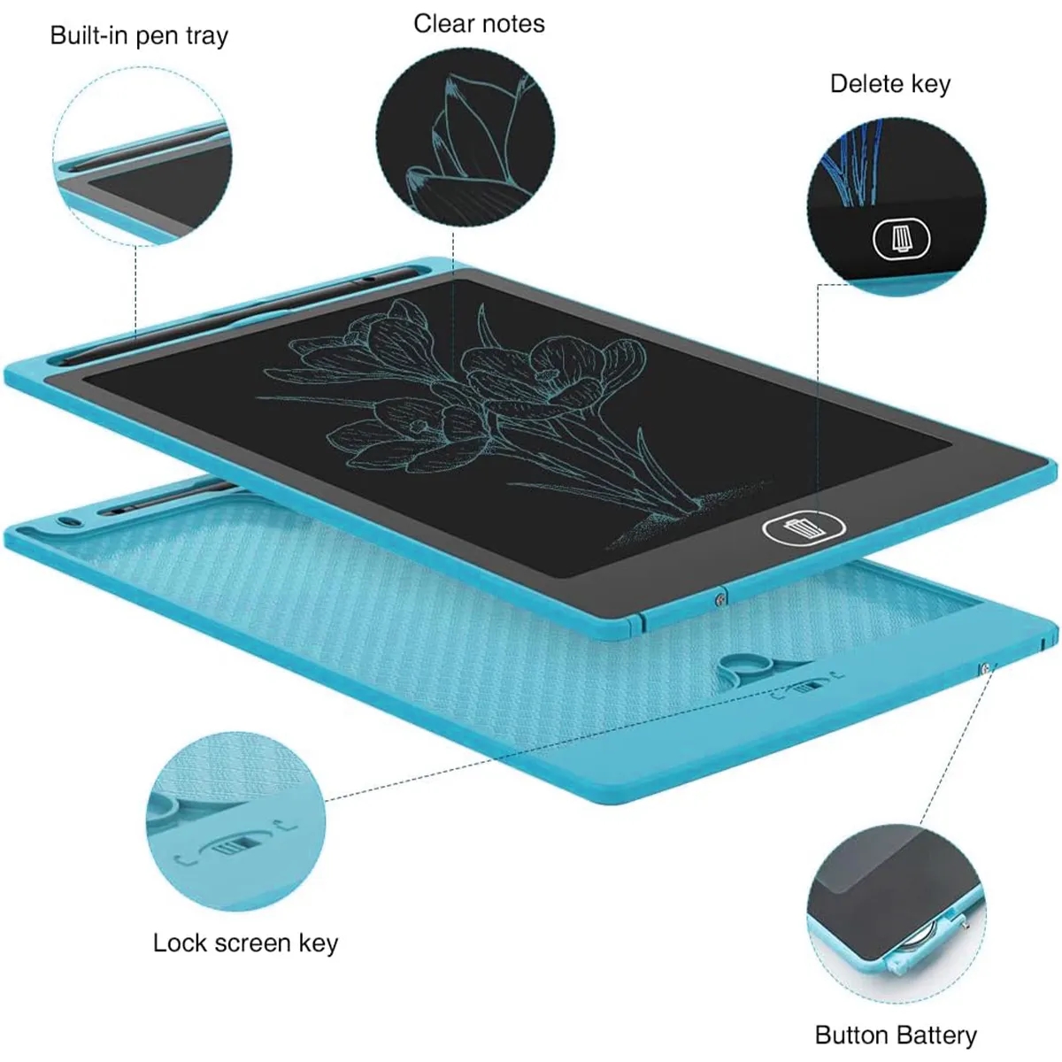 8.5 Inch Electronic Writing Drawing Pads 2