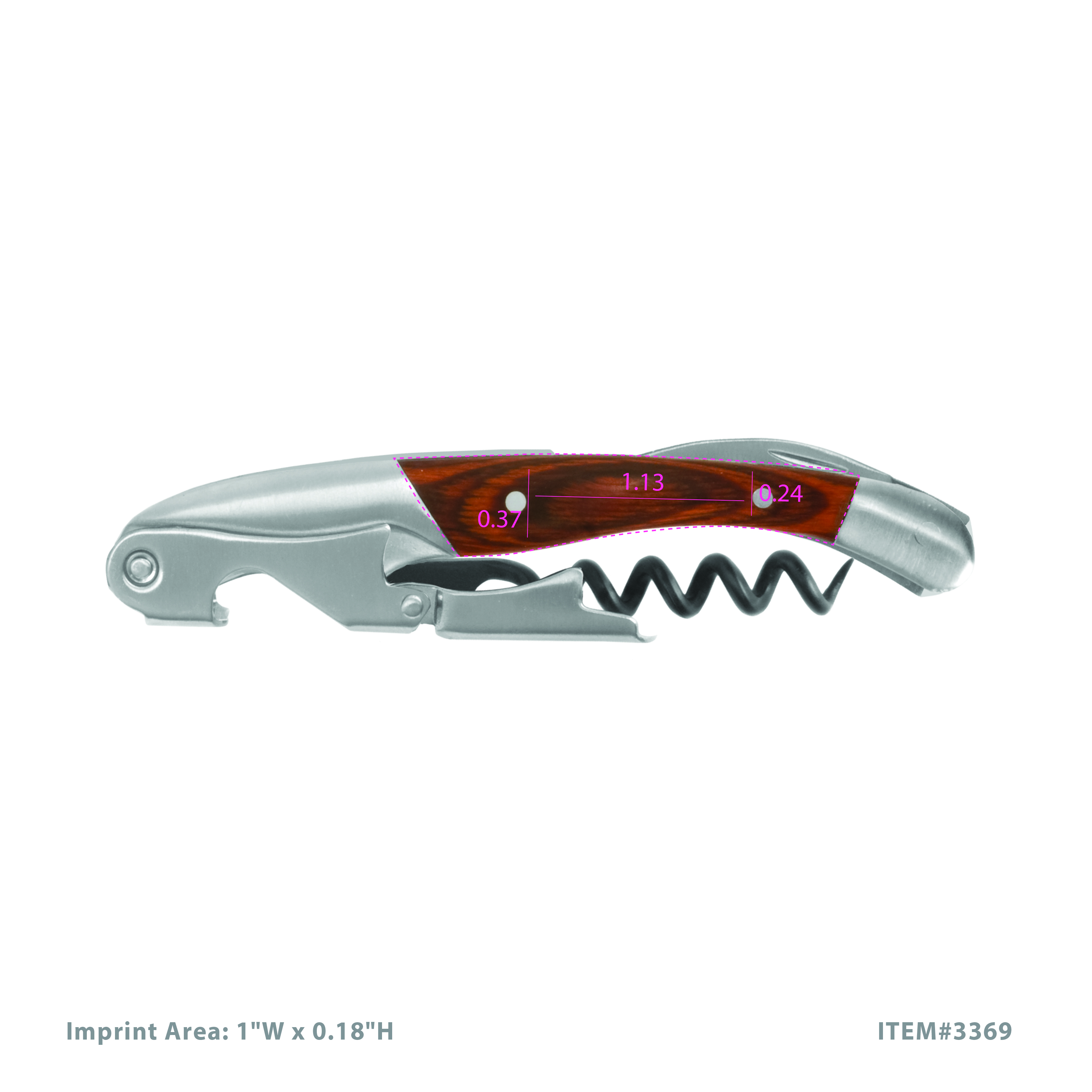 Twine Living® Wooden Double Hinged Corkscrew with Gift Box 6