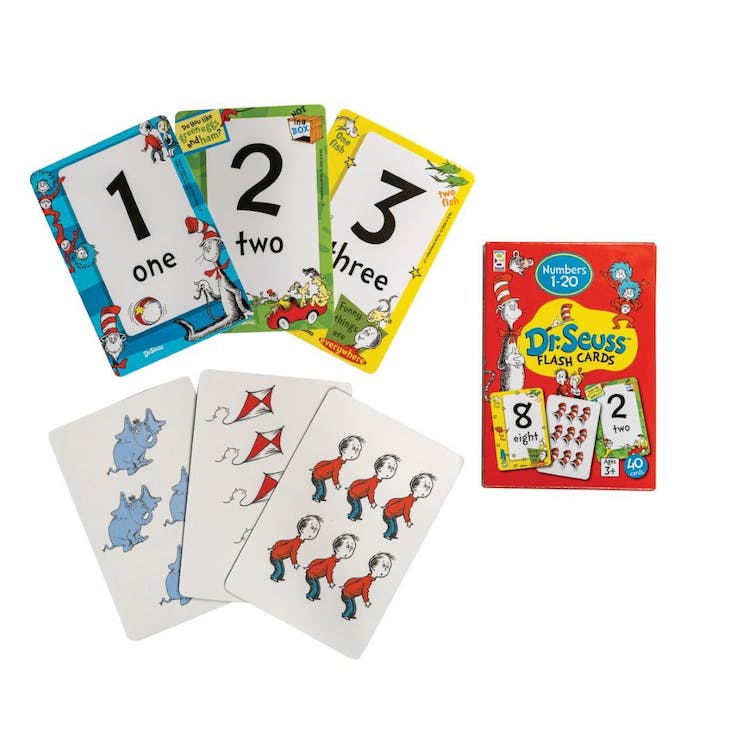 Dr. Seuss' Flashcards - 4 Learning Packs 40 Cards per Pack 1