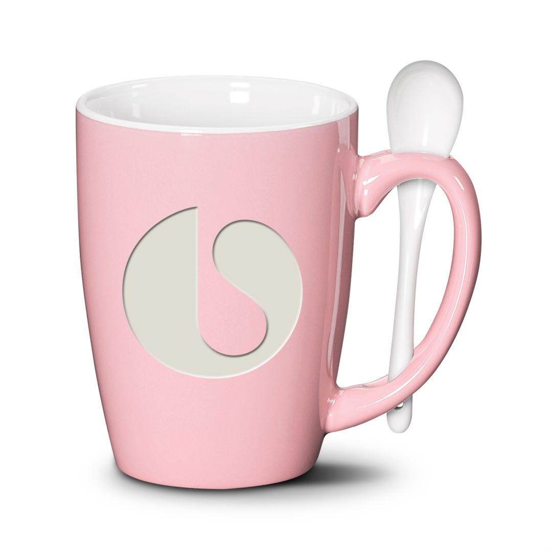 Winfield Mug & Spoon 15oz - Deep Etch 5