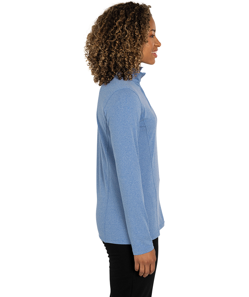 Women's Heathered Eco-Logic Stretch Quarter Zip 32