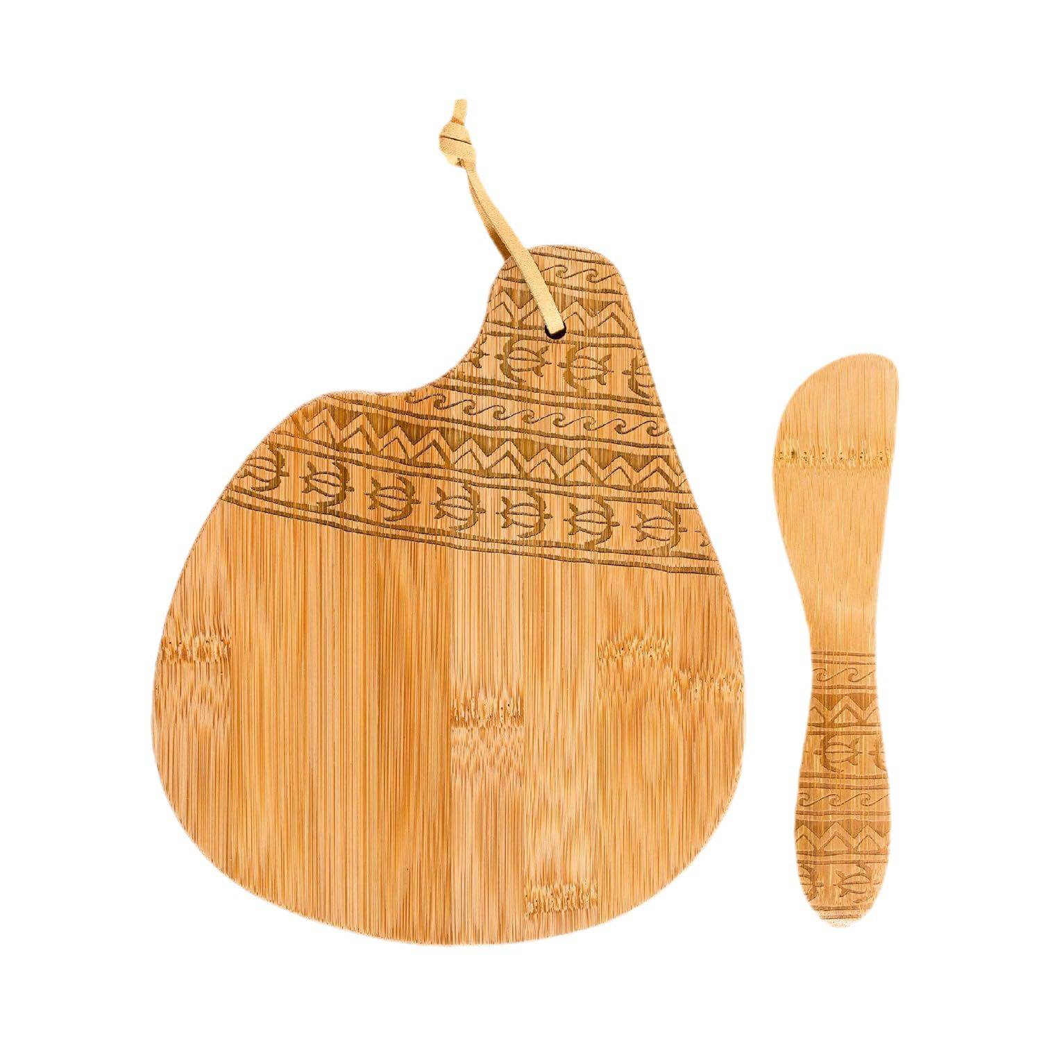 Bamboo Cutting Board Knife Set 3