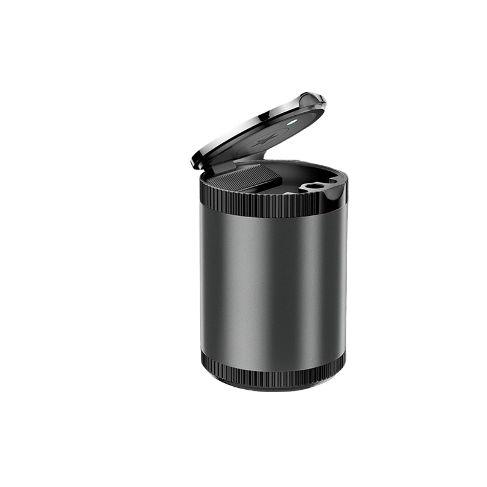 One-Button Open Lid Lighted Car Ashtray 7
