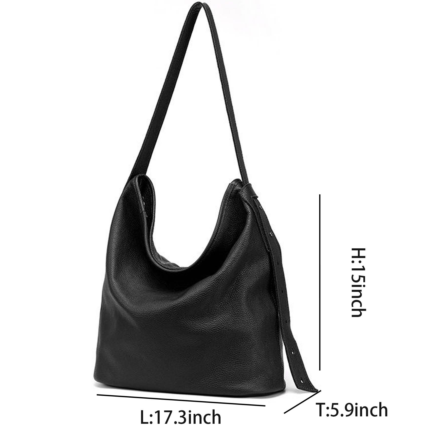 Women's Genuine Leather Hobo Shoulder Bag 3
