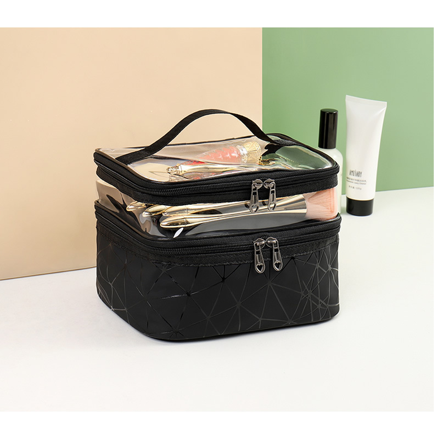 Double Layer Cosmetic Bag 5