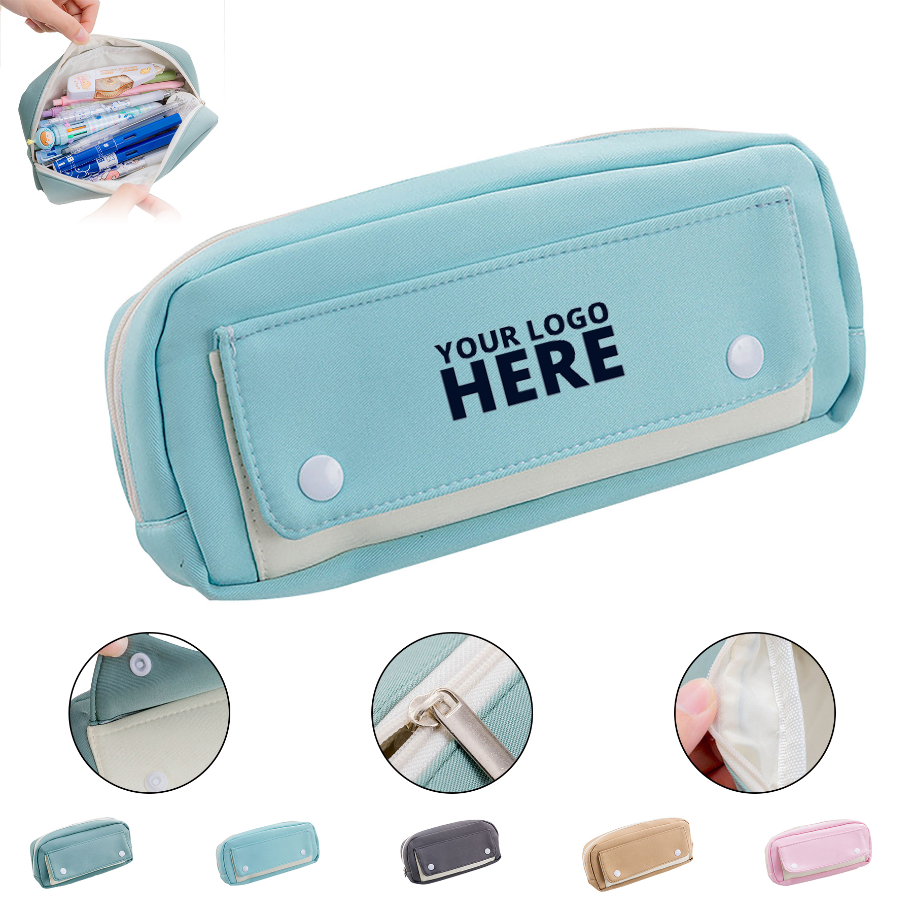 Large Capacity Pencil Case 2