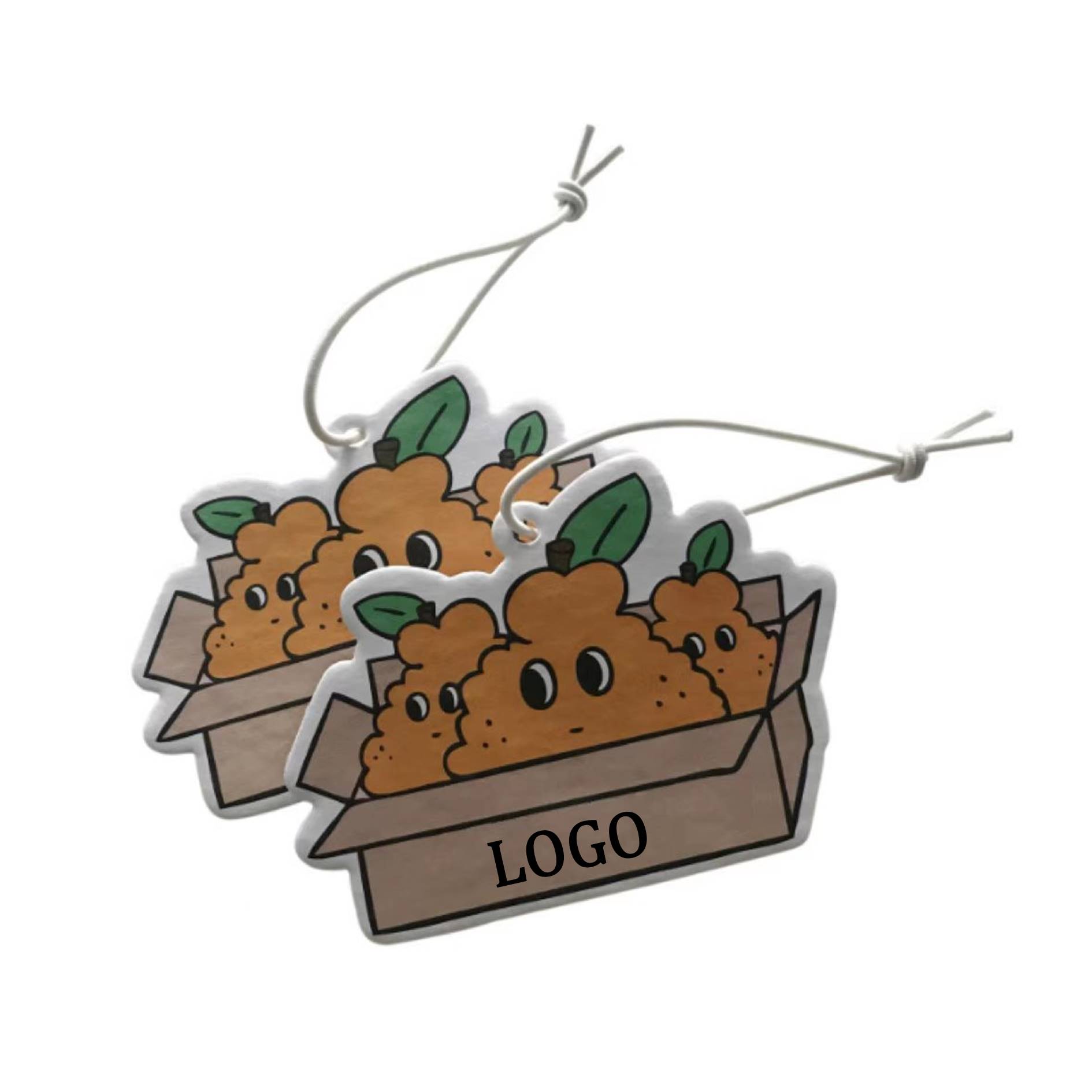 Custom Shape Hanging Car Air Freshener 4