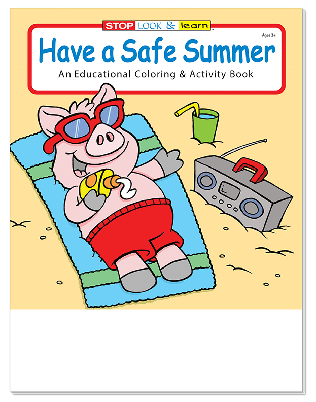 COLORING BOOK - Have a Safe Summer Coloring & Activity Book 5