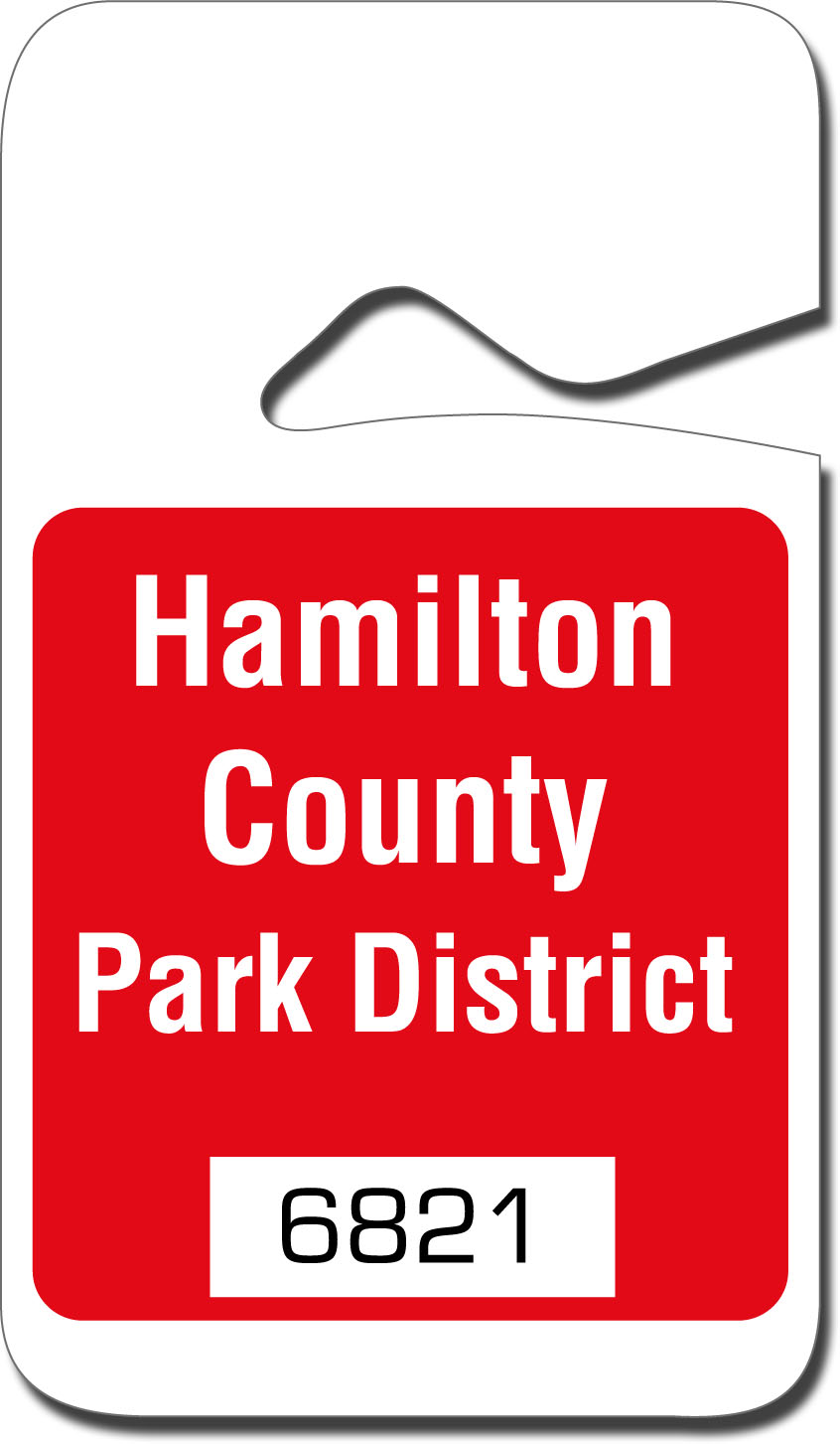 Plastic Security Hang Tag (2 3/4"x4 3/4") 5