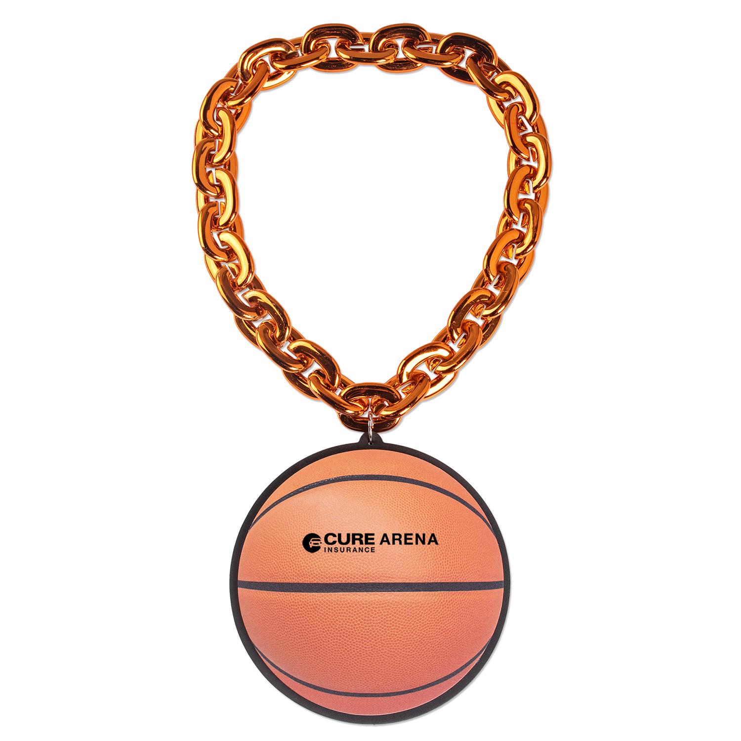 Basketball EVA Medallion with Jumbo Chain 1