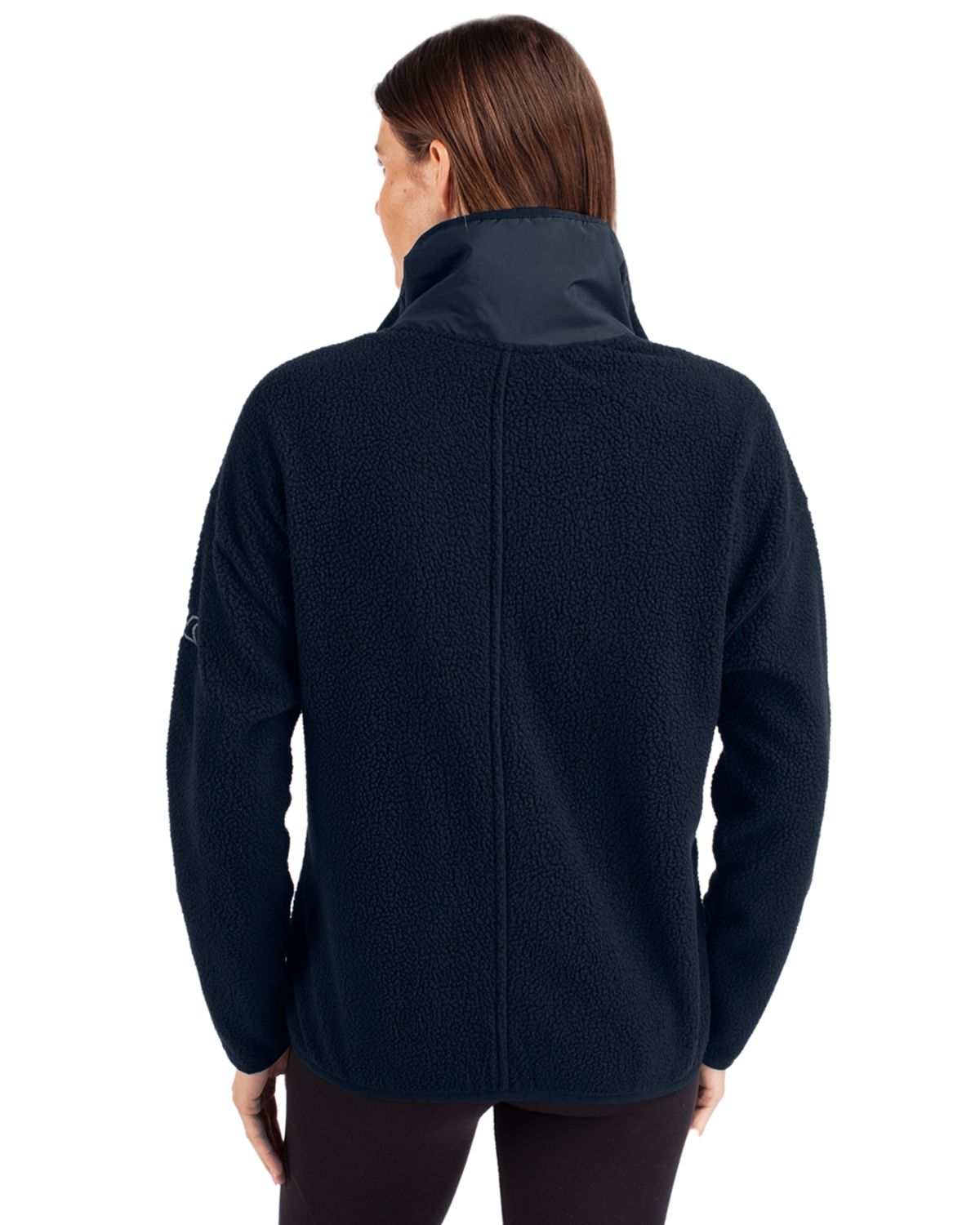 Cutter & Buck Cascade Epic Comfort Recycled Sherpa Fleece Womens Full Zip Jacket 26