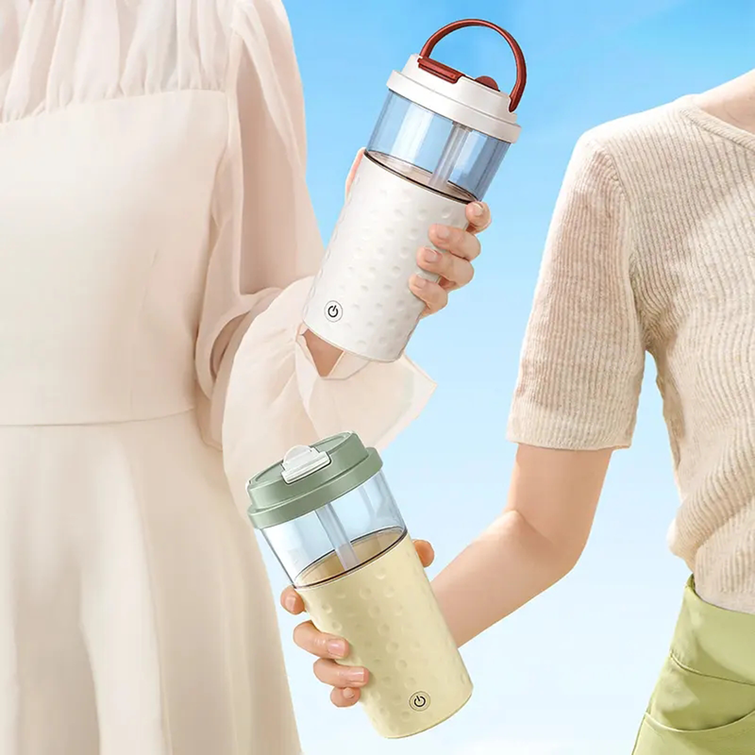 18Oz USB Rechargeable Automatic Stirring Shaker Bottle 5