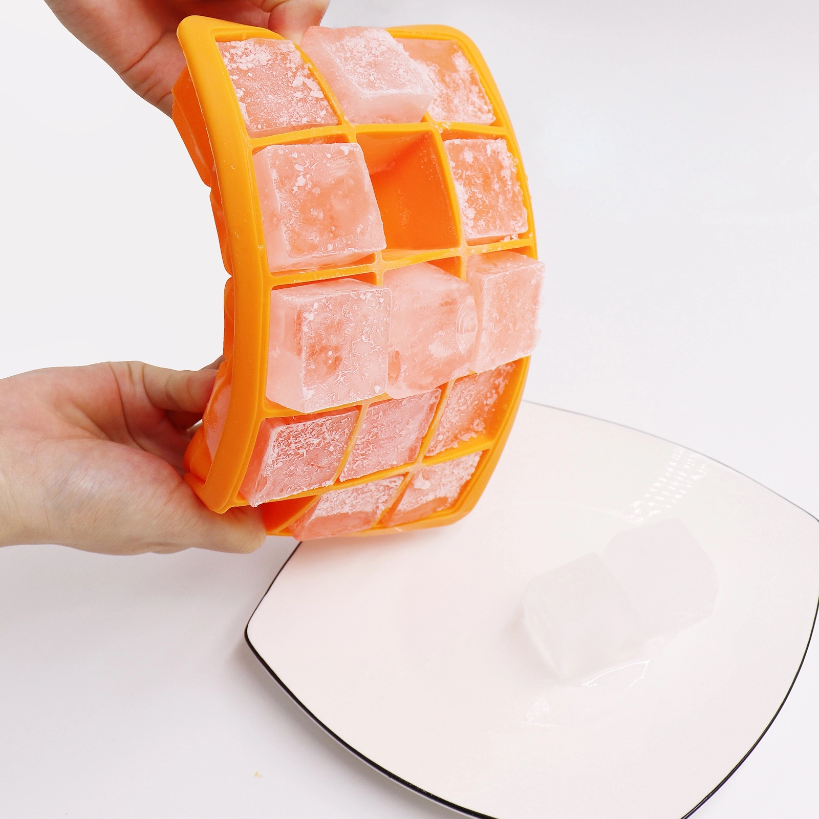 Custom Silicone Baby Food Storage & Ice Cube Freezer Tray 12