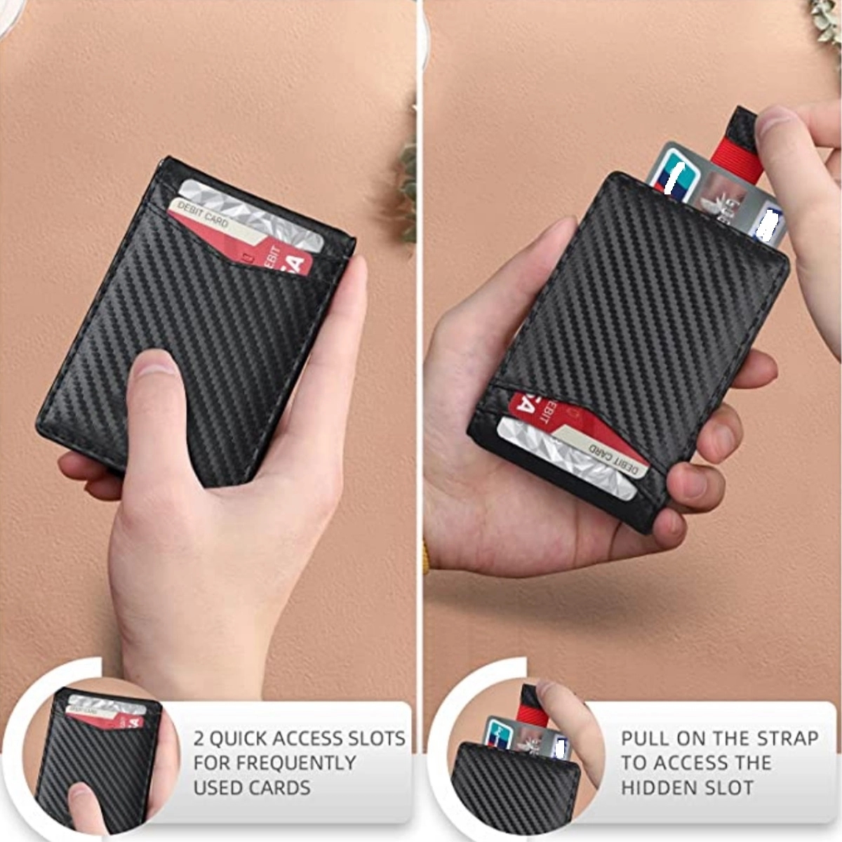 Slim Wallets For Men Rfid Money Clip 5