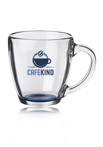 15.5 oz. Libbey Tapered Glass Coffee Mugs 8